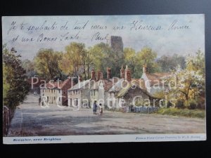 c1905 Bramber nr Brighton from original by W H Borrow PM Queen Victoria 1d stamp