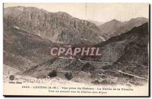 Levens - Plateau taking View - The Valley of the Vesubie - Old Postcard