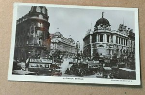 VINTAGE UNUSED REAL PHOTO POSTCARD ALDWYCH, STRAND UK