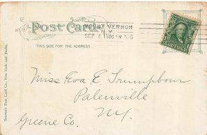 Antique 1906 Carnegie Library Mt Vernon NY Divided Back Postcard