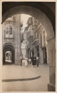 Spain Puentedeume real photo postcard