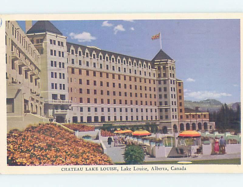 Pre-1980 HOTEL SCENE Lake Louise Alberta AB B2175