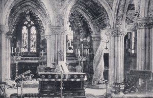 Scotland Edimburgh Roslin Chapel Interior The Chancel