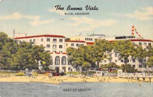 Biloxi Mississippi The Buena Vista Gulf of Mexico Antique Postcard J59411