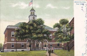 Massachusetts Brockton Post Ofice 1907 Tucks