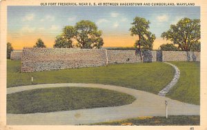 Old Fort Frederick between Hagerstown and Cumberland - Hagerstown, Maryland MD