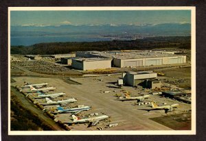 WA Boeing 747 Co Airplanes Planes Everett Washington State Postcard