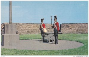 Firing Cannon , FORT YORK , Toronto , Ontario , Canada , 50-60s
