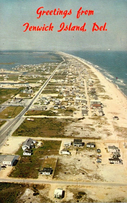 Delaware Fenwick Island Aerial View Looking North