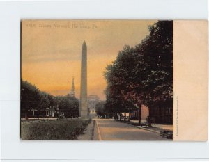 Postcard Soldiers Monument, Harrisburg, Pennsylvania