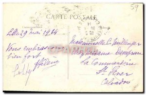 Old Postcard Douai Statue of Jeanne d & # 39Arc Place Jeanne d & # 39Arc Au C...