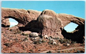 Postcard - The Spectacles, Arches National Monument - Utah