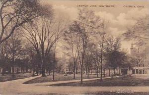 Ohio Oberlin Campus View SouthWest-Albertype