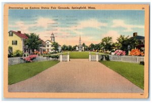 1951 Storrowton Eastern States Fair Ground Springfield Massachusetts MA Postcard