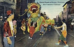 Parade of Dragon - Chinatown, California CA  