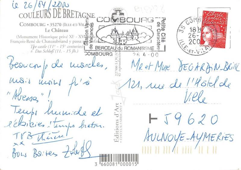 BT9738 Combourg le chateau        France