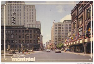 MONTREAL , Quebec, Canada; Rue Ste Catherine Street, PU-1989