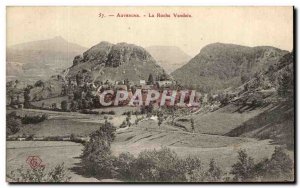 Old Postcard Auvergne La Roche Vendeix