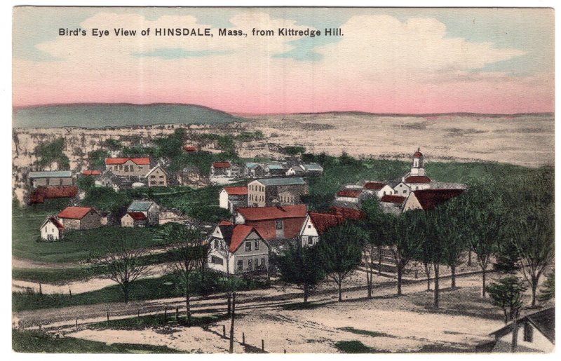 Bird's Eye View of Hinsdale, Mass, from Kittredge Hill