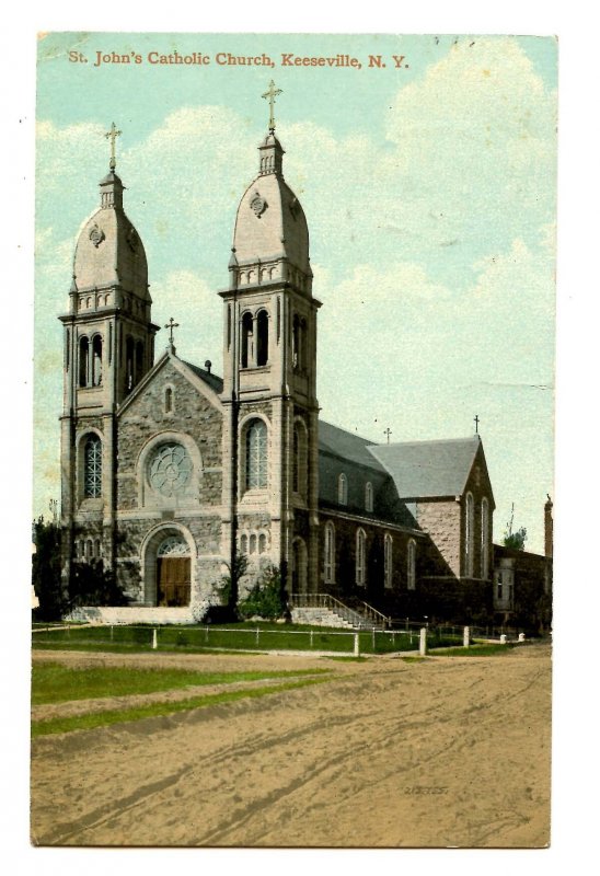NY - Keeseville. St. John's Catholic Church