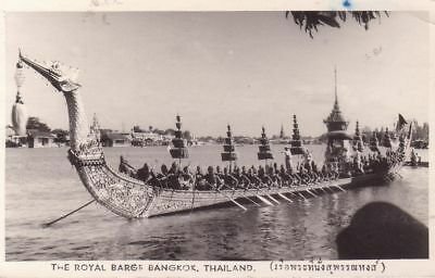 G5313 Thailand, Bangkok Royal Barge Photo Postcard