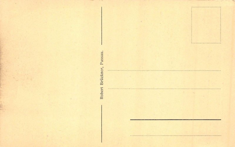 L197 Germany Passau Panoramic View vintage postcard