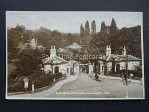 LEAMINGTON SPA Johnson Gardens CONCERTS The Royal Marines c1920's RP Postcard