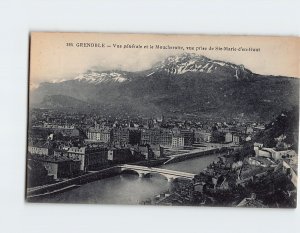 Postcard Vue générale et le Moucherotte, Grenoble, France