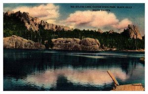 Postcard WATER SCENE State of South Dakota SD AT6841