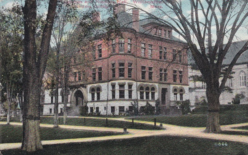 WILLIAMSTOWN, Massachusetts, PU-1913; Campus And Hopkins Hall, Williams College