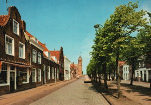 Postcard Voorstraat Road View Willemstad Curaçao Dutch Netherlands