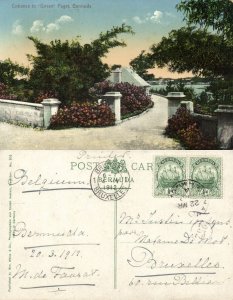 bermuda, PAGET, Entrance to Girvan (1912) Postcard