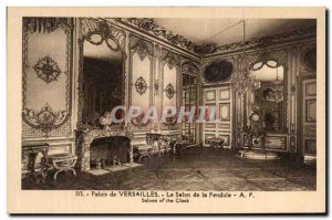 Old Postcard Palace Of Versailles The Pendulum Salon