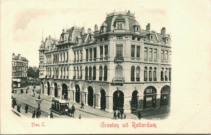 Netherlands Groeten uit Rotterdam Plan C Vintage Postcard 01.41