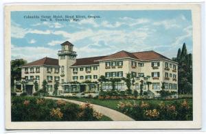 Columbia Gorge Hotel Hood River Oregon 1920s postcard