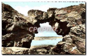 Cross of Life Zion Old Postcard Rocks of the wild coast Hole Devil