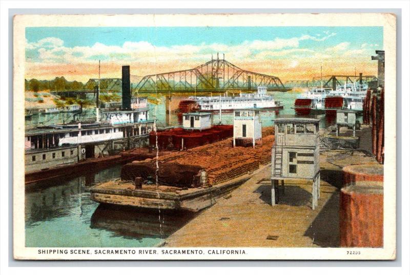 California Sacramento  Docks and Boats