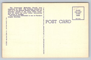 Dayton  Florida   Methodist Church   Postcard