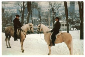 Police on Horseback, Montreal, Quebec, Canada