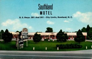 North Carolina Rowland Southland Motel