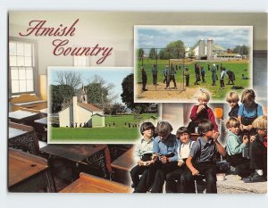 Postcard Amish Schools, Amish Country, Pennsylvania