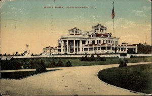 Long Branch NJ White Park c1910 Vintage Postcard