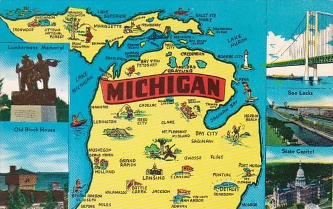 Map Of Michigan