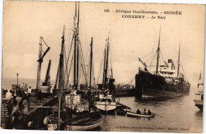 PC ED. FORTIER CONAKRY LE WHARF GRENCH GUINEA (a29181)