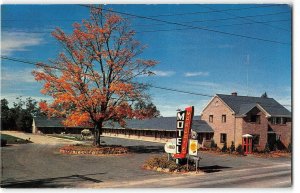 MARGATE MOTEL Lake Winnipesaukee, Laconia, NH Roadside 1960s Vintage Postcard