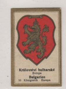 Rueger Chocolates Vignette Trade Cards National Coats of Arms- Bulgaria #10