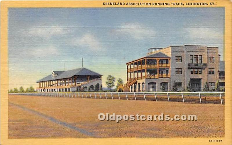 Keeneland Association Running Track Lexington, KY , USA Horse Racing Unused 