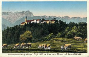 Germany Hohenpeissenberg Bayerischer Rigi über dem Meere mit Zugspitzgruppe 3.24