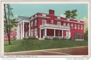 West Virginia Charleston The Governor's Mansion 1949 Curteich