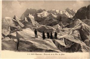 CPA Chamonix Traversee de la mer du Glace (618600)